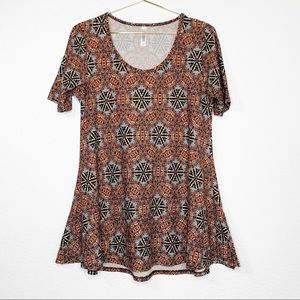 Lularoe Kaleidoscope Print Swing Top